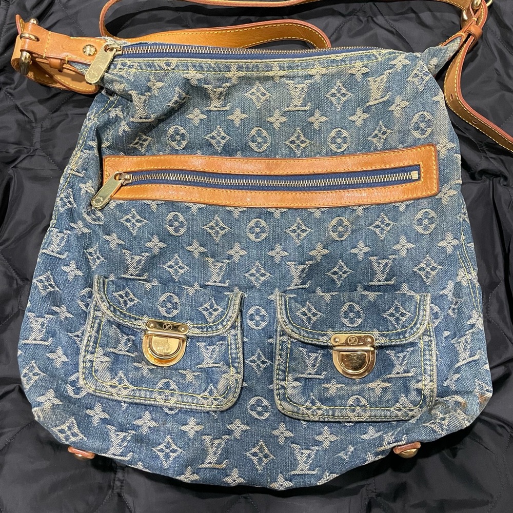 Authentic Louis Vuitton Denim Bag